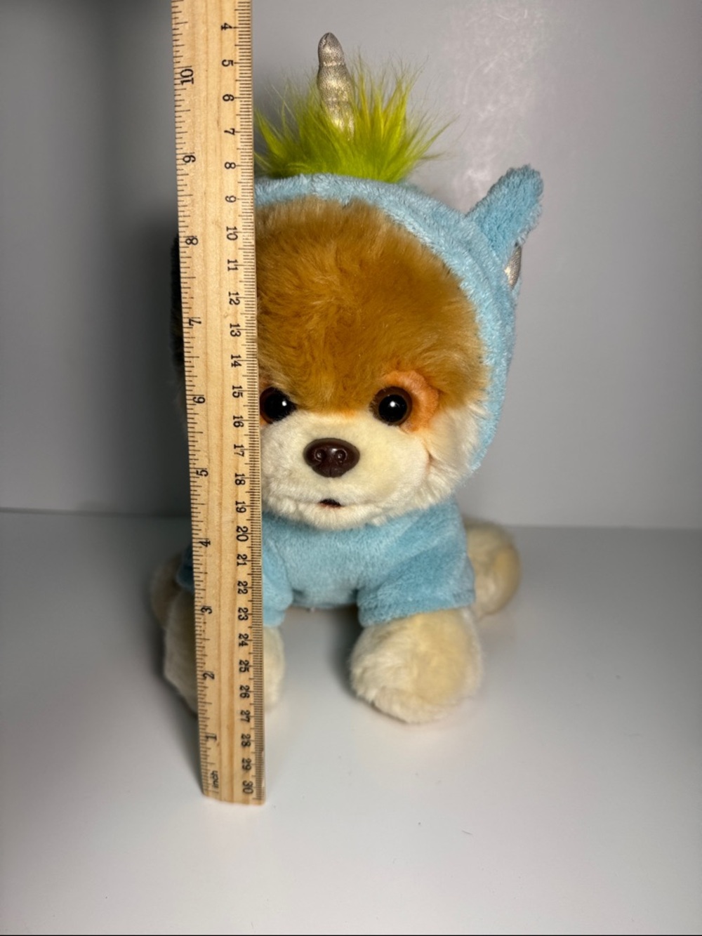 GUND Boo World's Cutest Dog Plush Stuffed Animal Pomeranian unicorn hoodie - Picture 3 of 5